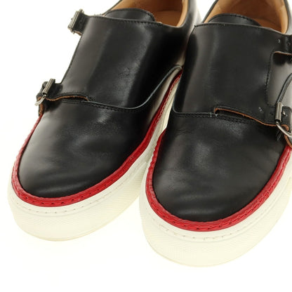【中古】パントフォラドーロ Pantofola dOro ダブルモンク レザー スニーカー ブラック【 41 】【 状態ランクB 】【 メンズ 】