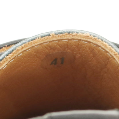 【中古】パントフォラドーロ Pantofola dOro ダブルモンク レザー スニーカー ブラック【 41 】【 状態ランクB 】【 メンズ 】