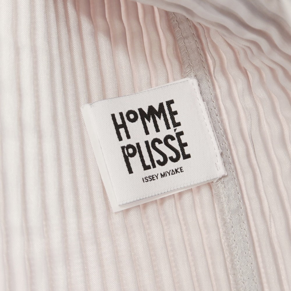 【中古】オム プリッセ イッセイミヤケ HOMME PLISSE ISSEY MIYAKE ポリエステル プリーツ加工 カジュアルジャケット ライトグレー【 1 】【 状態ランクA 】【 メンズ 】