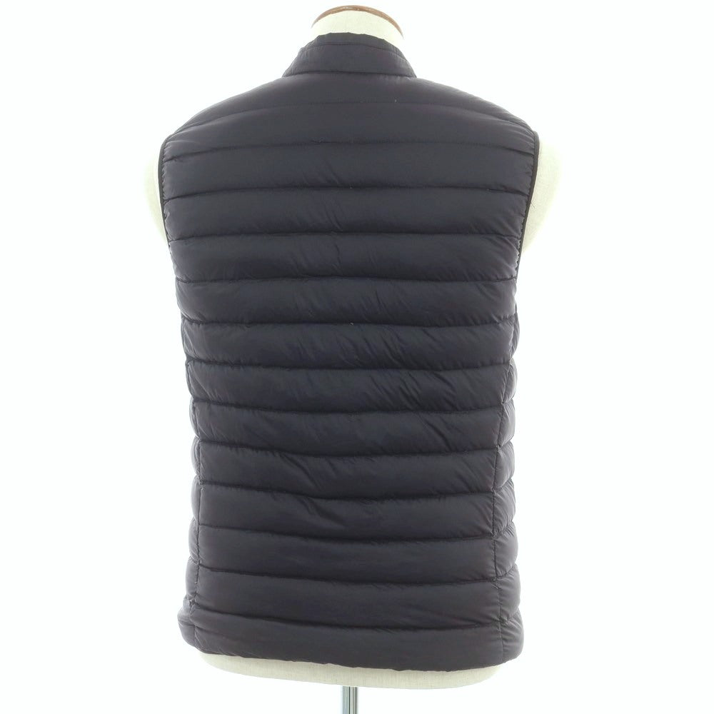 【中古】アルマーニ コレッツォーニ ARMANI COLLEZIONI ナイロン ダブルジップ ダウンベスト ブルゾン ブラック【 46 】【 状態ランクB 】【 メンズ 】
