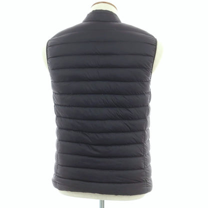 【中古】アルマーニ コレッツォーニ ARMANI COLLEZIONI ナイロン ダブルジップ ダウンベスト ブルゾン ブラック【 46 】【 状態ランクB 】【 メンズ 】
