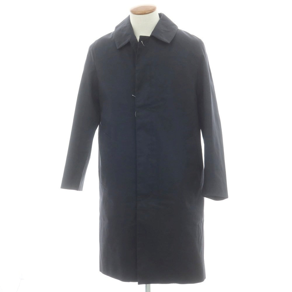 【中古】マッキントッシュ Mackintosh コットン ステンカラーコート ダークネイビー【 38 】【 状態ランクB 】【 メンズ 】