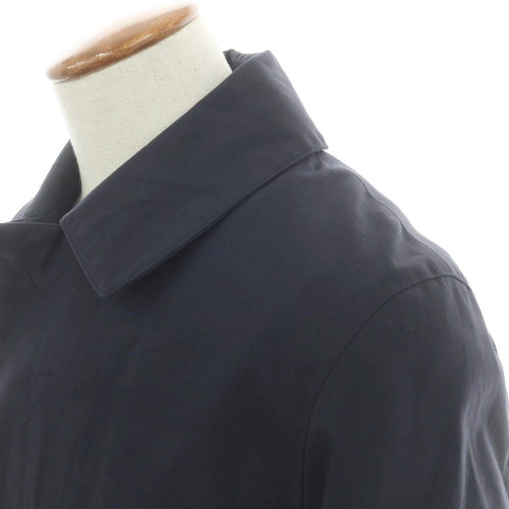 【中古】マッキントッシュ Mackintosh コットン ステンカラーコート ダークネイビー【 38 】【 状態ランクB 】【 メンズ 】