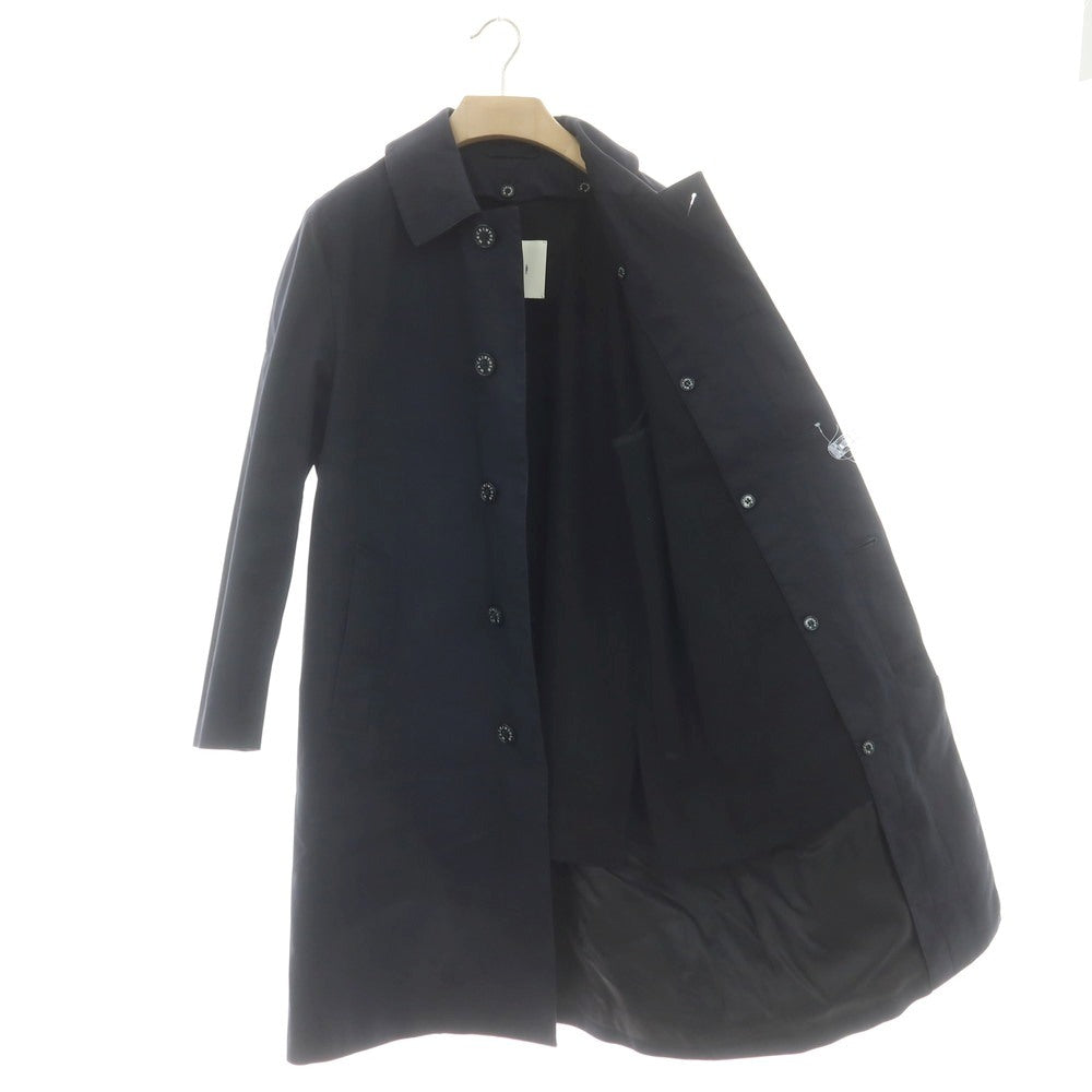 【中古】マッキントッシュ Mackintosh コットン ステンカラーコート ダークネイビー【 38 】【 状態ランクB 】【 メンズ 】