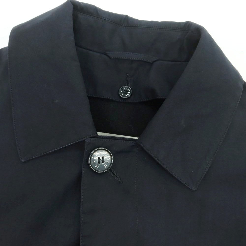 【中古】マッキントッシュ Mackintosh コットン ステンカラーコート ダークネイビー【 38 】【 状態ランクB 】【 メンズ 】