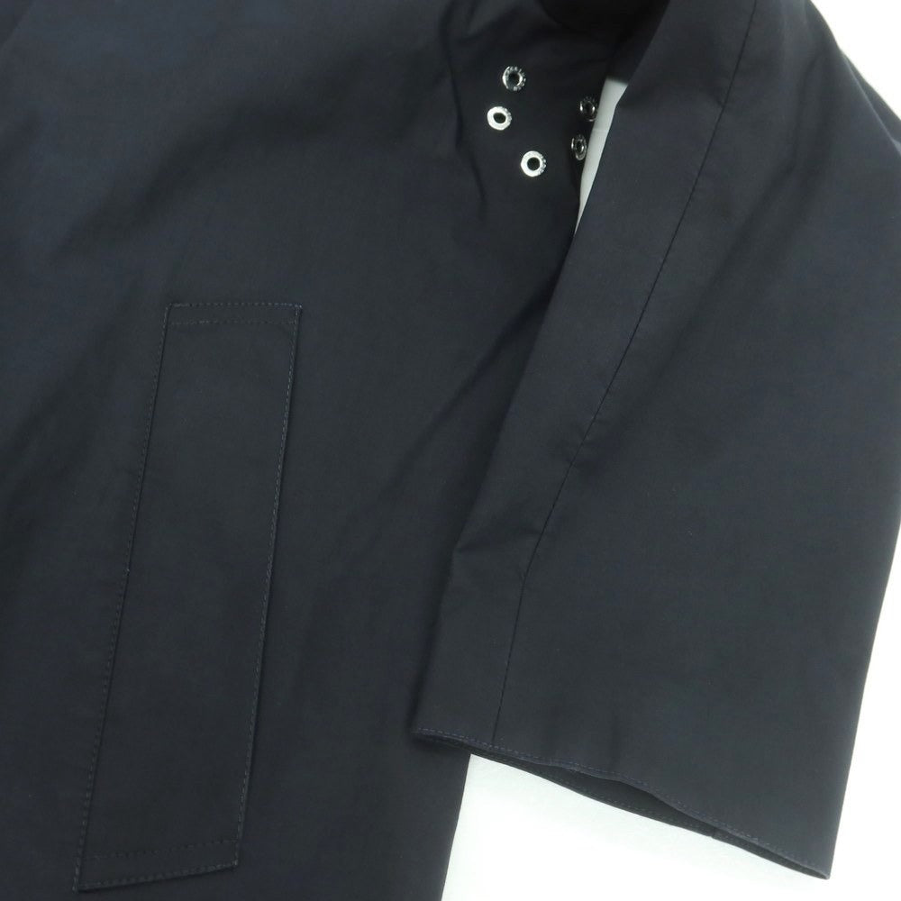 【中古】マッキントッシュ Mackintosh コットン ステンカラーコート ダークネイビー【 38 】【 状態ランクB 】【 メンズ 】