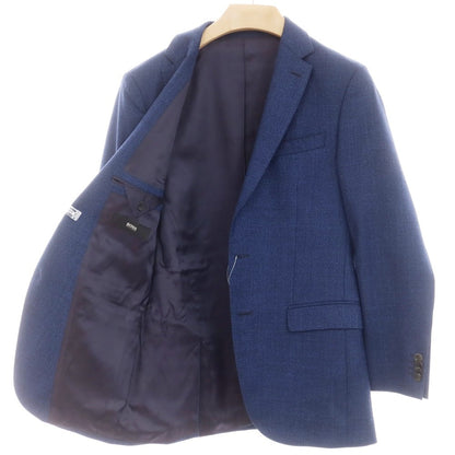 【中古】ヒューゴボス HUGO BOSS ウール 2つボタンスーツ ダークブルー【 46 】【 状態ランクC 】【 メンズ 】