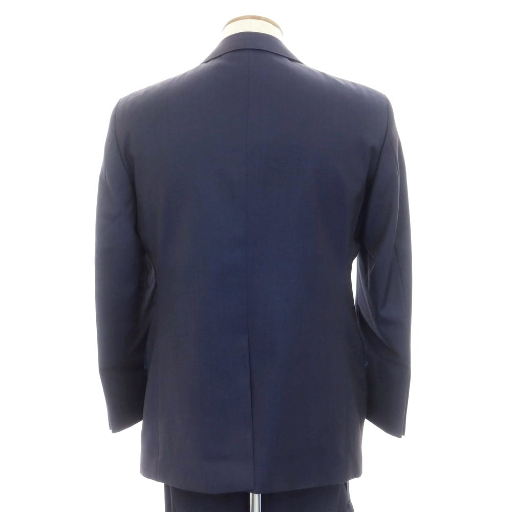 【中古】ランバンコレクション LANVIN COLLECTION ウール 2つボタンスーツ ネイビー【 表記なし（Ｍ位） 】【 状態ランクB 】【 メンズ 】