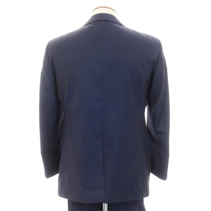 【中古】ランバンコレクション LANVIN COLLECTION ウール 2つボタンスーツ ネイビー【 表記なし（Ｍ位） 】【 状態ランクB 】【 メンズ 】