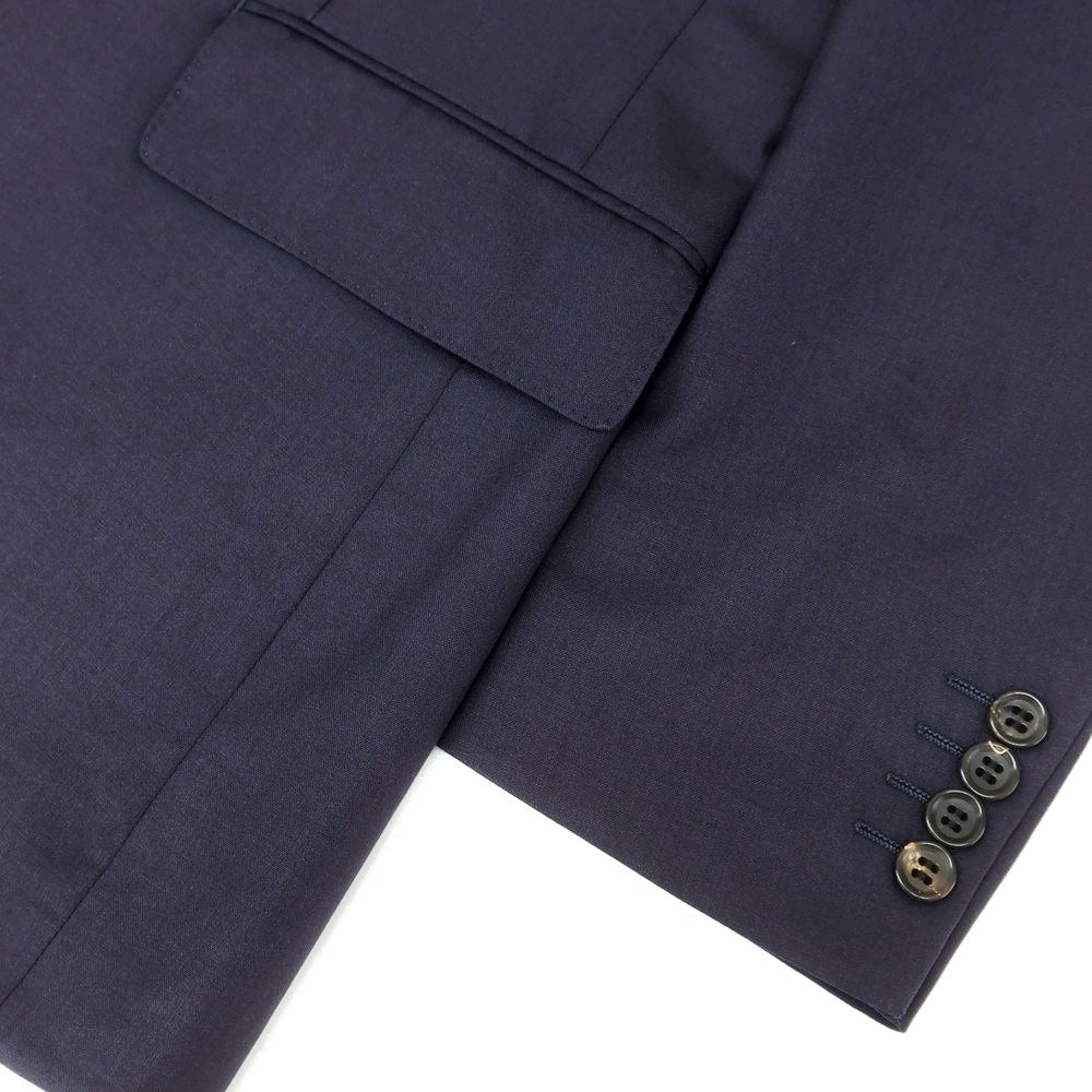 【中古】ダンヒル Dunhill ウール 2つボタンスーツ ダークネイビー【 表記なし（Ｍ位） 】【 状態ランクC 】【 メンズ 】