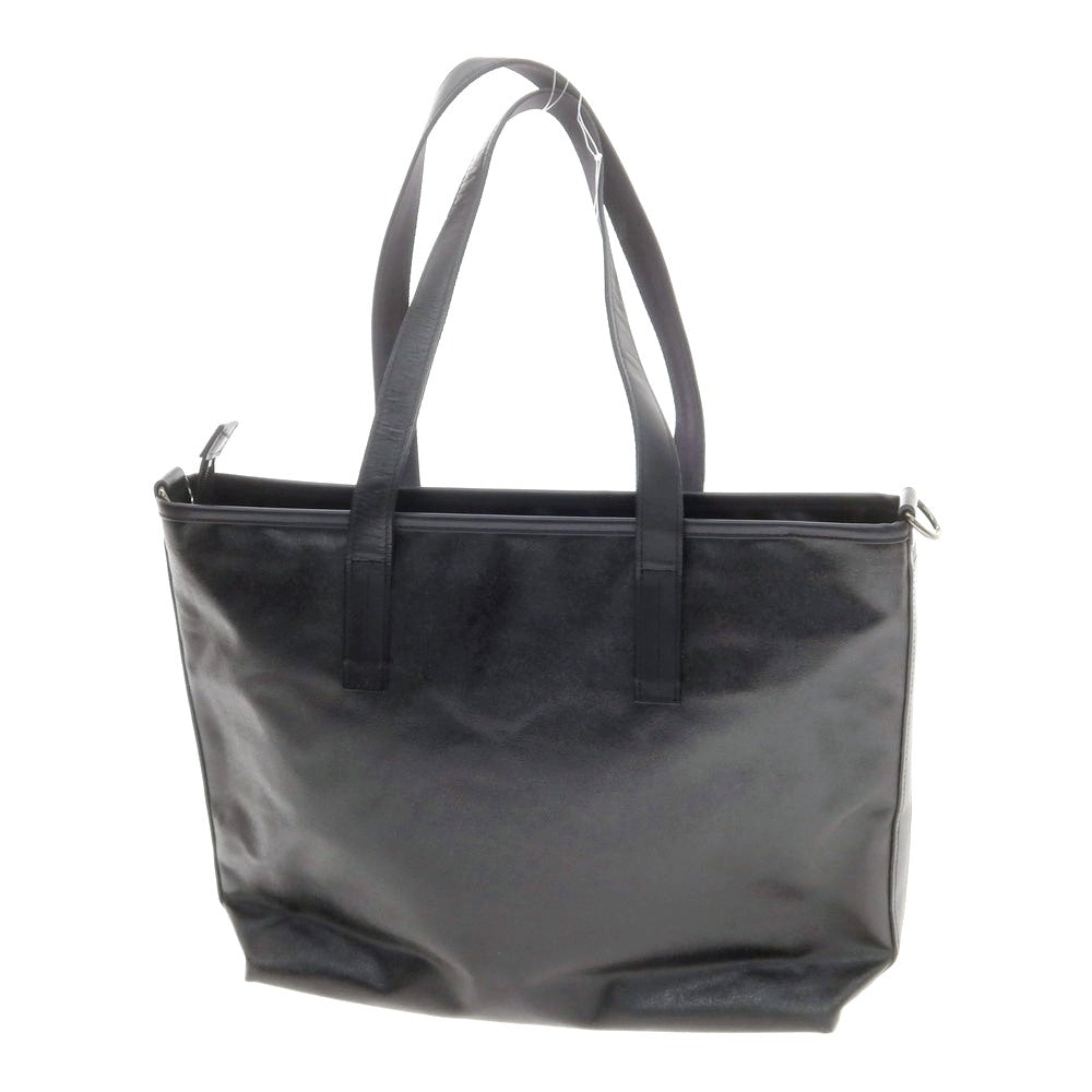 【中古】モリノハンプ 森野帆布 コーティングキャンバス トートバッグ ブラック【 状態ランクA 】【 メンズ 】