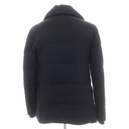 【中古】ジョルジオアルマーニ GIORGIO ARMANI ウールカシミヤシルク ダウンコート ネイビー【 48 】【 状態ランクD 】【 メンズ 】