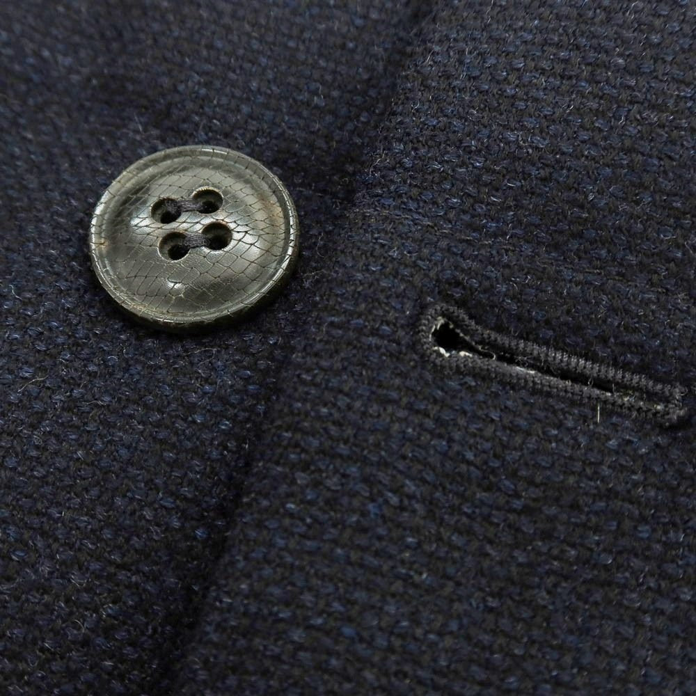 【中古】ジョルジオアルマーニ GIORGIO ARMANI ウールカシミヤシルク ダウンコート ネイビー【 48 】【 状態ランクD 】【 メンズ 】