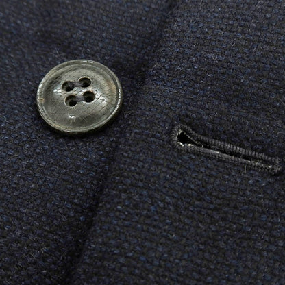 【中古】ジョルジオアルマーニ GIORGIO ARMANI ウールカシミヤシルク ダウンコート ネイビー【 48 】【 状態ランクD 】【 メンズ 】