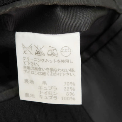 【中古】イッセイミヤケ メン ISSEY MIYAKE MEN シワ加工 ウールキュプラ 3つボタンスーツ ブラック【 1 】【 状態ランクC 】【 メンズ 】