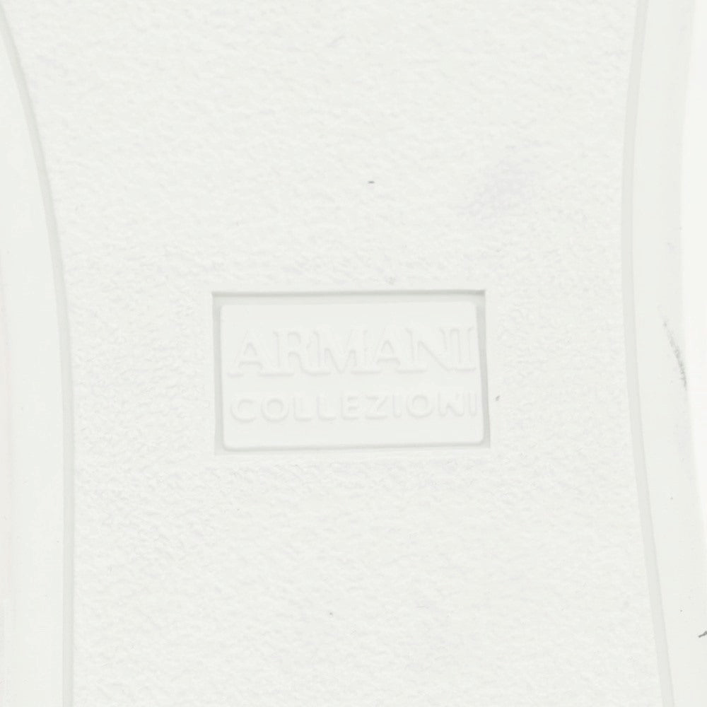 [Used] [Unused] ARMANI COLLEZIONI Leather Sneakers White [6 1/2] [Condition Rank S] [Men&