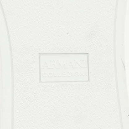 [Used] [Unused] ARMANI COLLEZIONI Leather Sneakers White [6 1/2] [Condition Rank S] [Men&