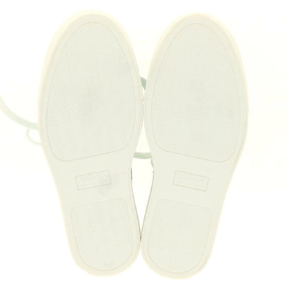 【中古】【未使用】アルマーニ コレッツォーニ ARMANI COLLEZIONI レザー スニーカー ターコイズ系【 40 】【 状態ランクS 】【 メンズ 】