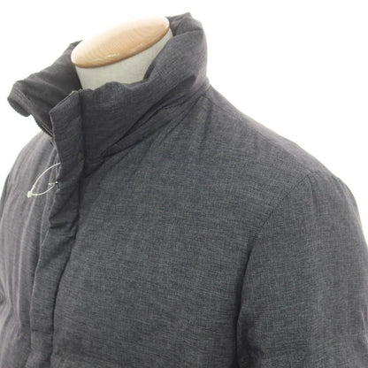 【中古】セオリー theory ナイロンポリエステル スタンドカラー ダウンジャケット ブルゾン グレー【 40 】【 状態ランクB 】【 メンズ 】