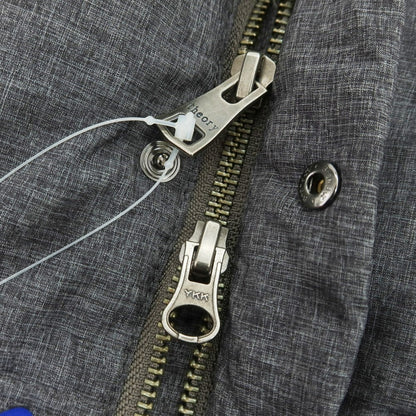 【中古】セオリー theory ナイロンポリエステル スタンドカラー ダウンジャケット ブルゾン グレー【 40 】【 状態ランクB 】【 メンズ 】