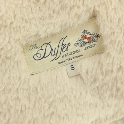 【中古】ザダファーオブセントジョージ The DUFFER of ST.GEORGE ポリエステル フェイクムートン ダブルジップ ブルゾン ベージュ【 S 】【 状態ランクB 】【 メンズ 】