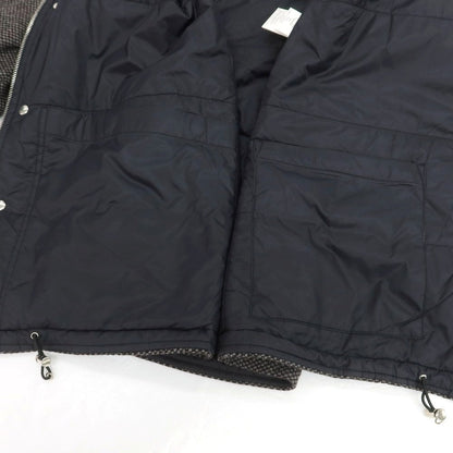 【中古】ロダ RODA 中綿入り ウールカシミヤ スタンドカラー ブルゾン グレーxブラウン【 S 】【 状態ランクB 】【 メンズ 】