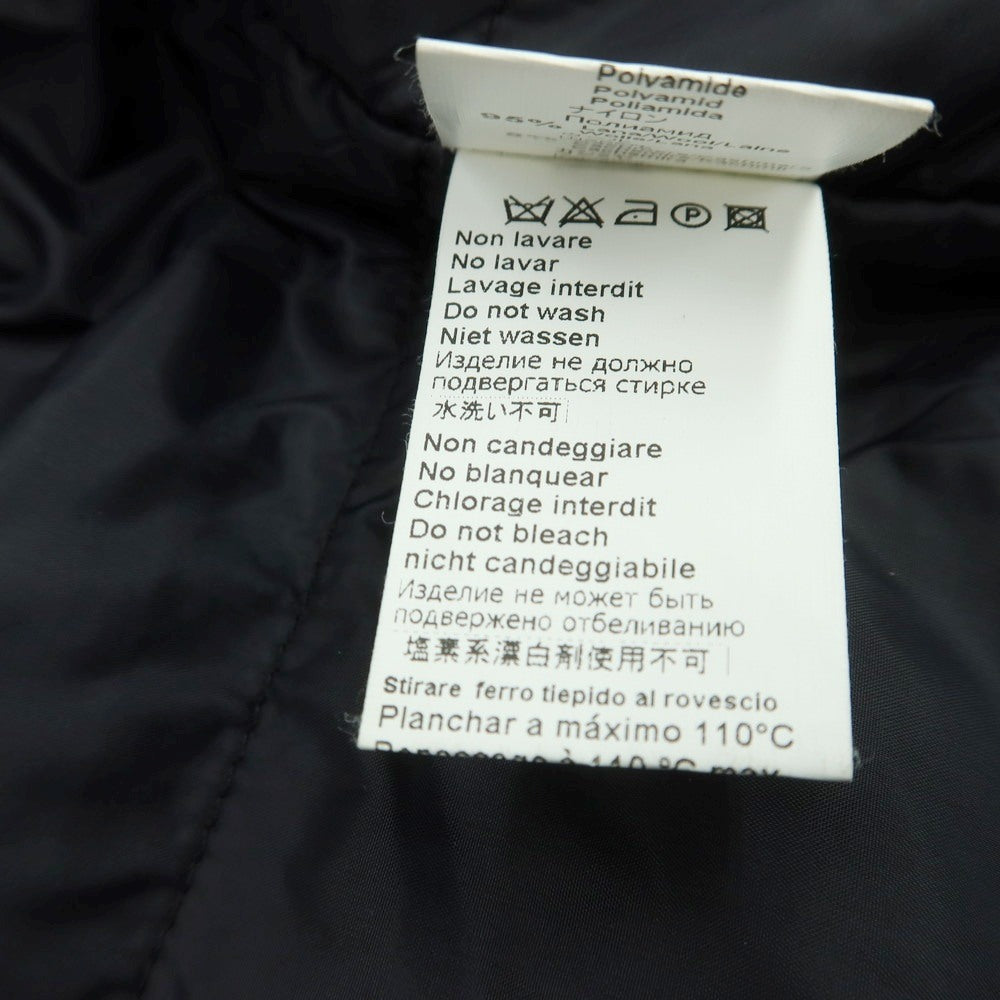 【中古】ロダ RODA 中綿入り ウールカシミヤ スタンドカラー ブルゾン グレーxブラウン【 S 】【 状態ランクB 】【 メンズ 】 [CPD]