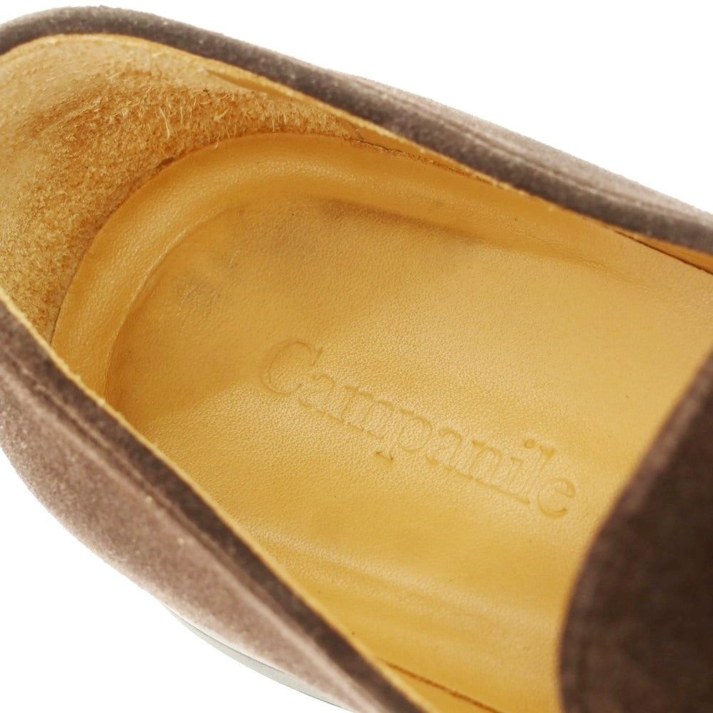 【中古】カンパニーレ Campanile スエード タッセルローファー ダークブラウン【 5 】【 状態ランクB 】【 メンズ 】