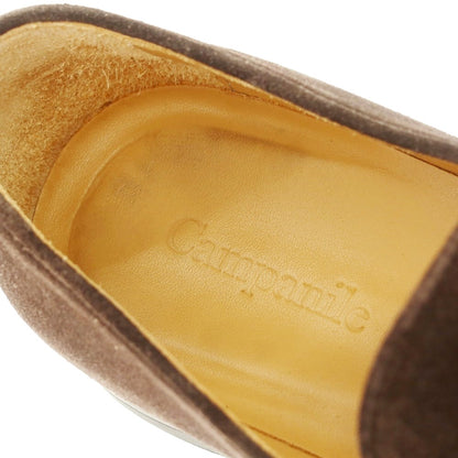 【中古】カンパニーレ Campanile スエード タッセルローファー ダークブラウン【 5 】【 状態ランクB 】【 メンズ 】