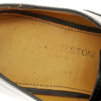 【中古】ア テストーニ a.testoni ストレートチップ ドレスシューズ ブラック【 5 1/2 】【 状態ランクB 】【 メンズ 】