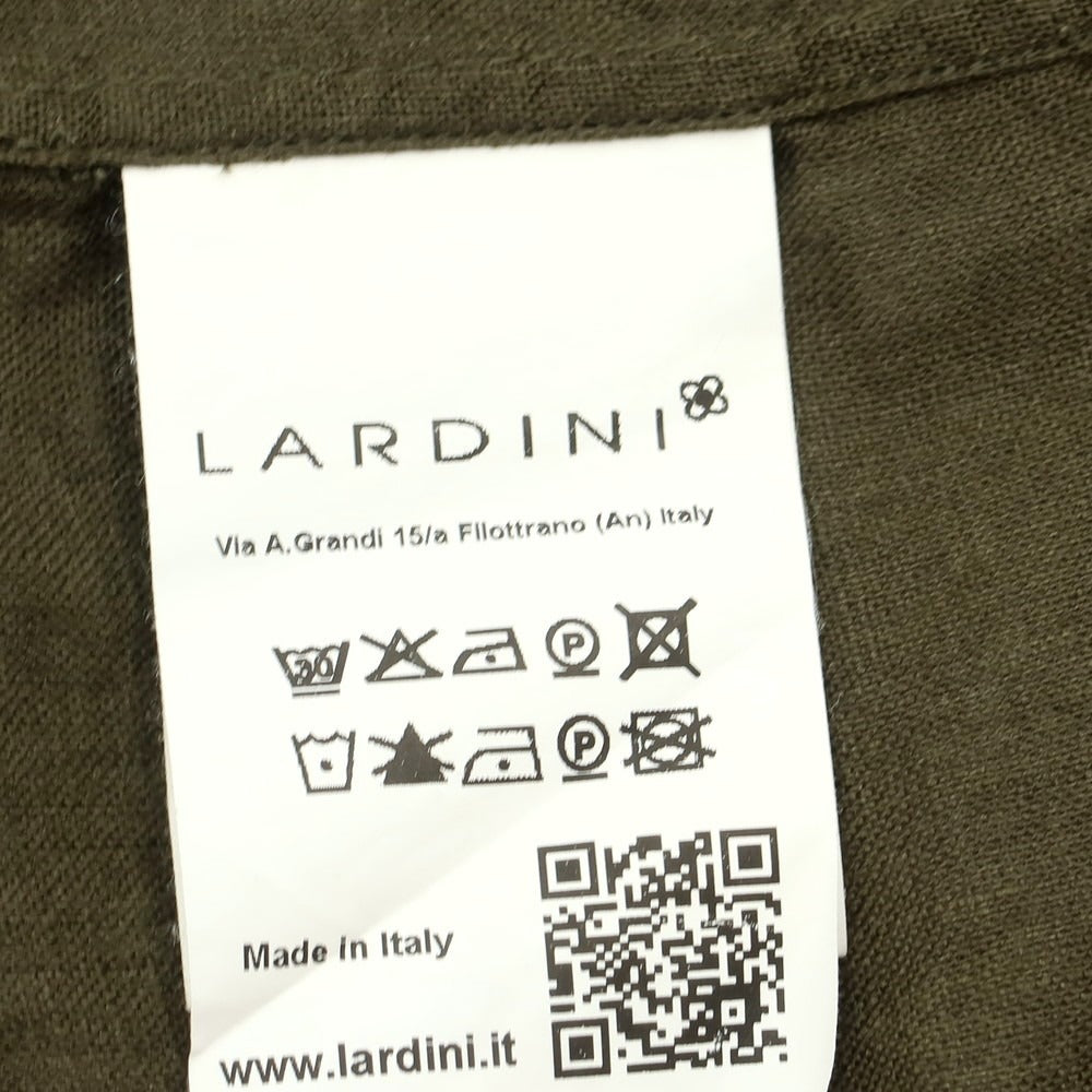[Used] LARDINI Linen Shirt Jacket Olive [M] [Condition Rank C] [Men&