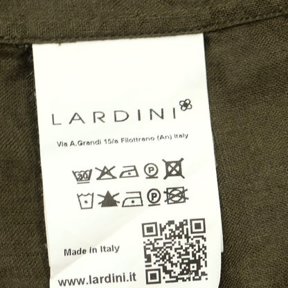 [Used] LARDINI Linen Shirt Jacket Olive [M] [Condition Rank C] [Men&