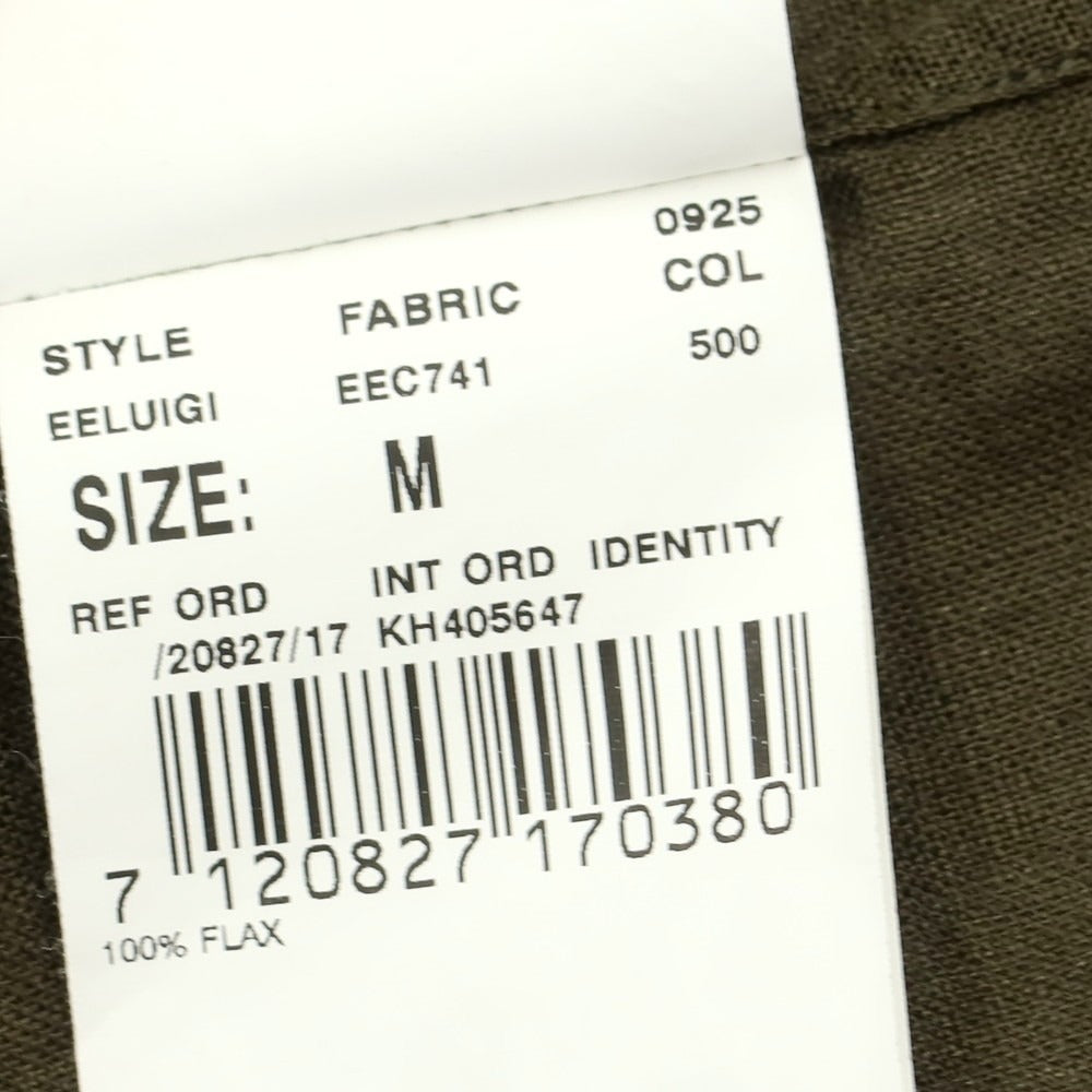 [Used] LARDINI Linen Shirt Jacket Olive [M] [Condition Rank C] [Men&