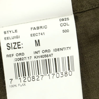 [Used] LARDINI Linen Shirt Jacket Olive [M] [Condition Rank C] [Men&
