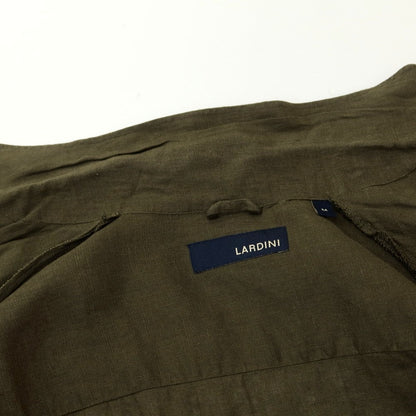 [Used] LARDINI Linen Shirt Jacket Olive [M] [Condition Rank C] [Men&