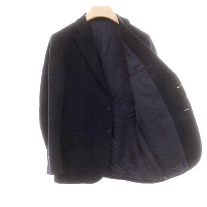 【中古】メイカーズシャツ カマクラ Makers Shirt 鎌倉 ウール テーラードジャケット ダークネイビー【 Ｌ 】【 状態ランクB 】【 メンズ 】