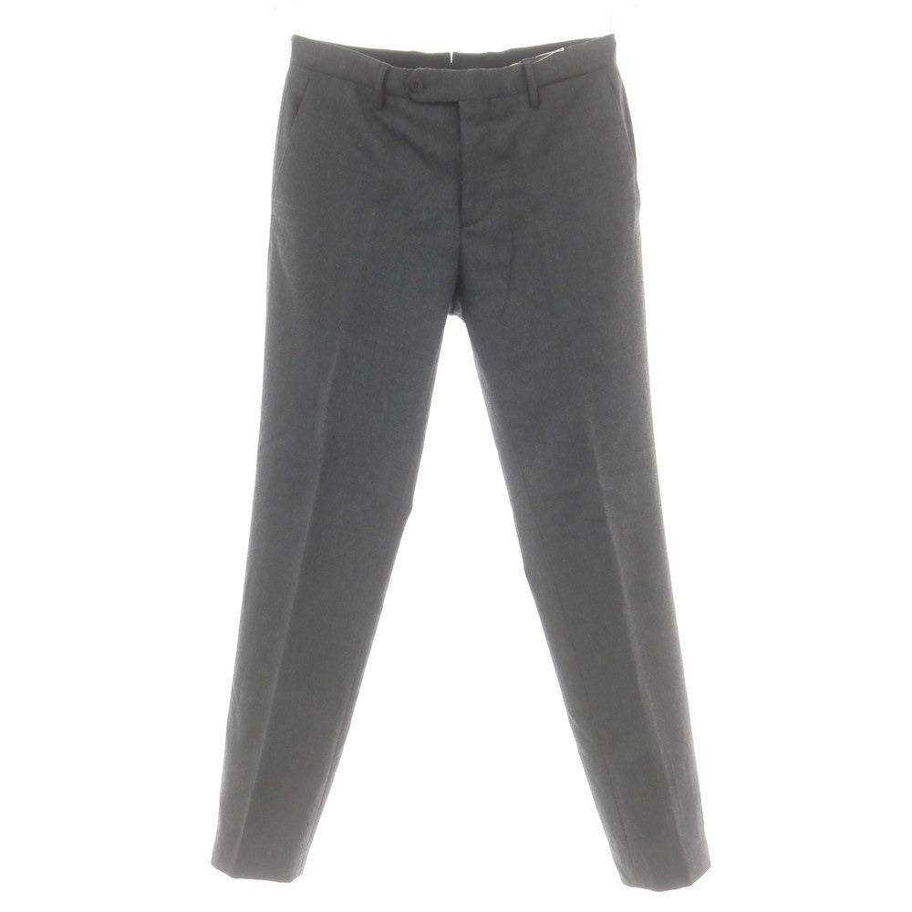 【中古】インコテックス スローウェア INCOTEX SLOWEAR ストレッチ ウールポリエステル ドレススラックスパンツ ダークグレー【 46 】【 状態ランクB 】【 メンズ 】