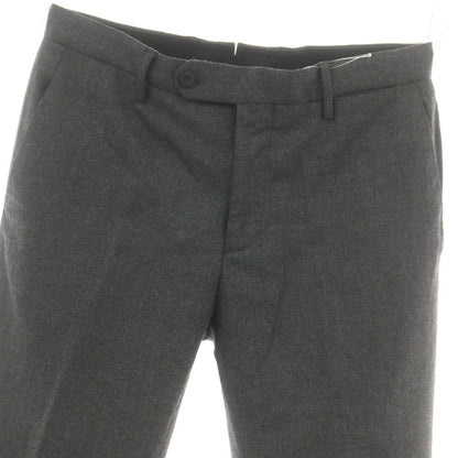 【中古】インコテックス スローウェア INCOTEX SLOWEAR ストレッチ ウールポリエステル ドレススラックスパンツ ダークグレー【 46 】【 状態ランクB 】【 メンズ 】