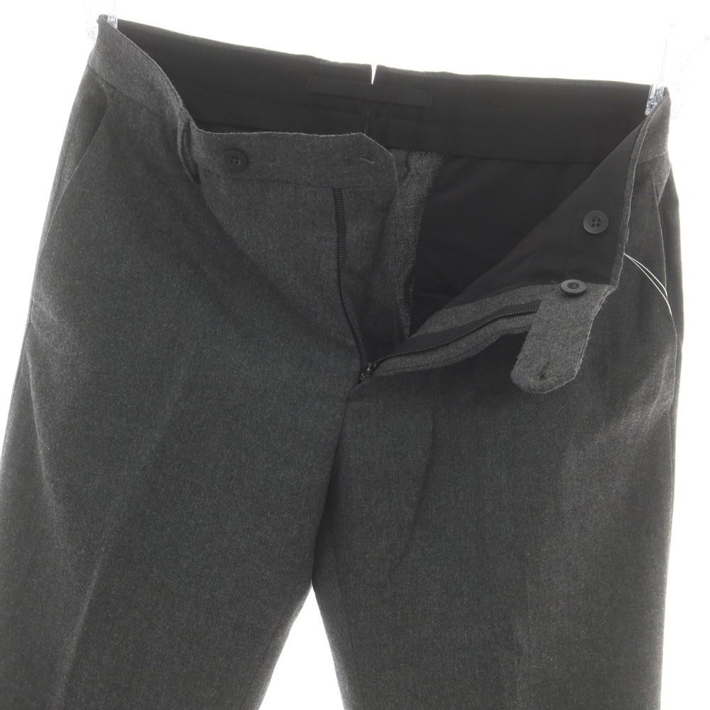 【中古】インコテックス スローウェア INCOTEX SLOWEAR ストレッチ ウールポリエステル ドレススラックスパンツ ダークグレー【 46 】【 状態ランクB 】【 メンズ 】