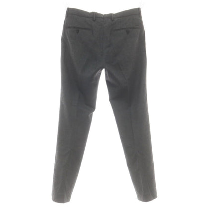 【中古】インコテックス スローウェア INCOTEX SLOWEAR ストレッチ ウールポリエステル ドレススラックスパンツ ダークグレー【 46 】【 状態ランクB 】【 メンズ 】