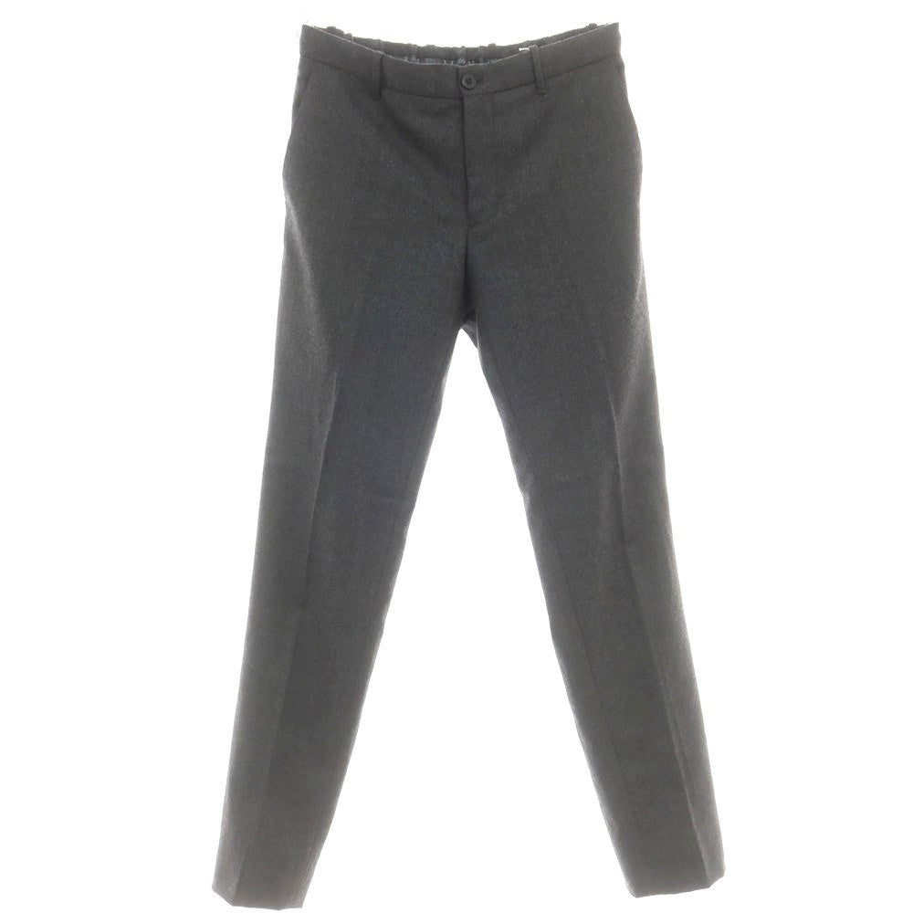 【中古】インコテックス スローウェア INCOTEX SLOWEAR ストレッチ ウールポリエステル イージースラックスパンツ ダークグレー【 46 】【 状態ランクB 】【 メンズ 】