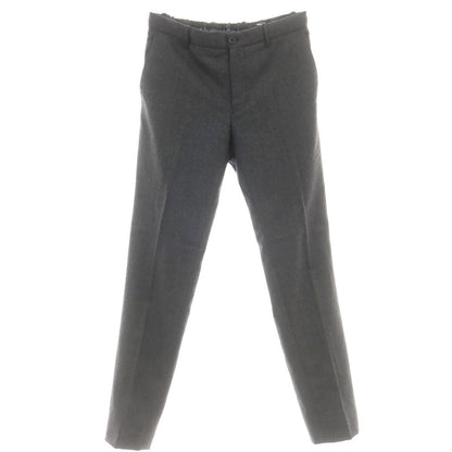 【中古】インコテックス スローウェア INCOTEX SLOWEAR ストレッチ ウールポリエステル イージースラックスパンツ ダークグレー【 46 】【 状態ランクB 】【 メンズ 】
