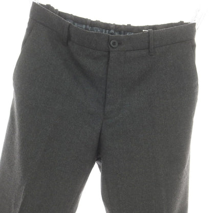 【中古】インコテックス スローウェア INCOTEX SLOWEAR ストレッチ ウールポリエステル イージースラックスパンツ ダークグレー【 46 】【 状態ランクB 】【 メンズ 】