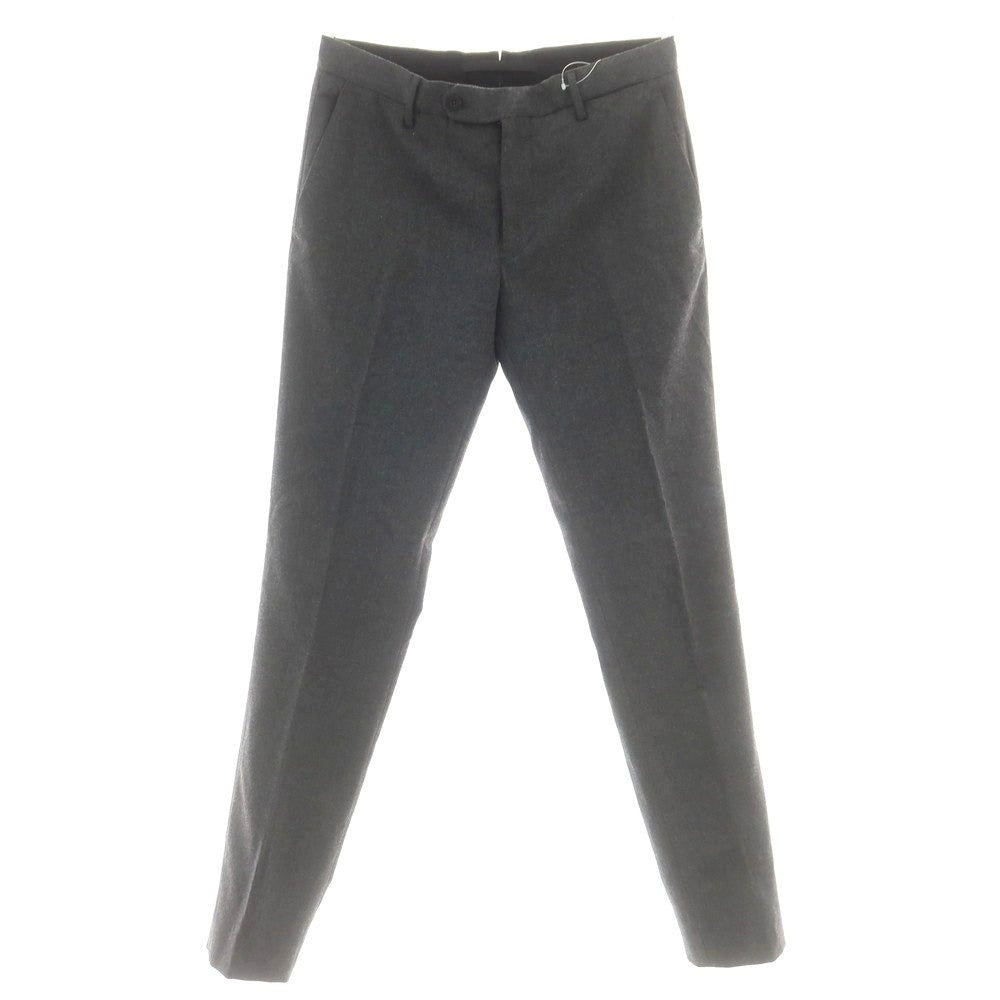 【中古】インコテックス スローウェア INCOTEX SLOWEAR ストレッチ ウールポリエステル ドレススラックスパンツ ダークグレー【 46 】【 状態ランクB 】【 メンズ 】