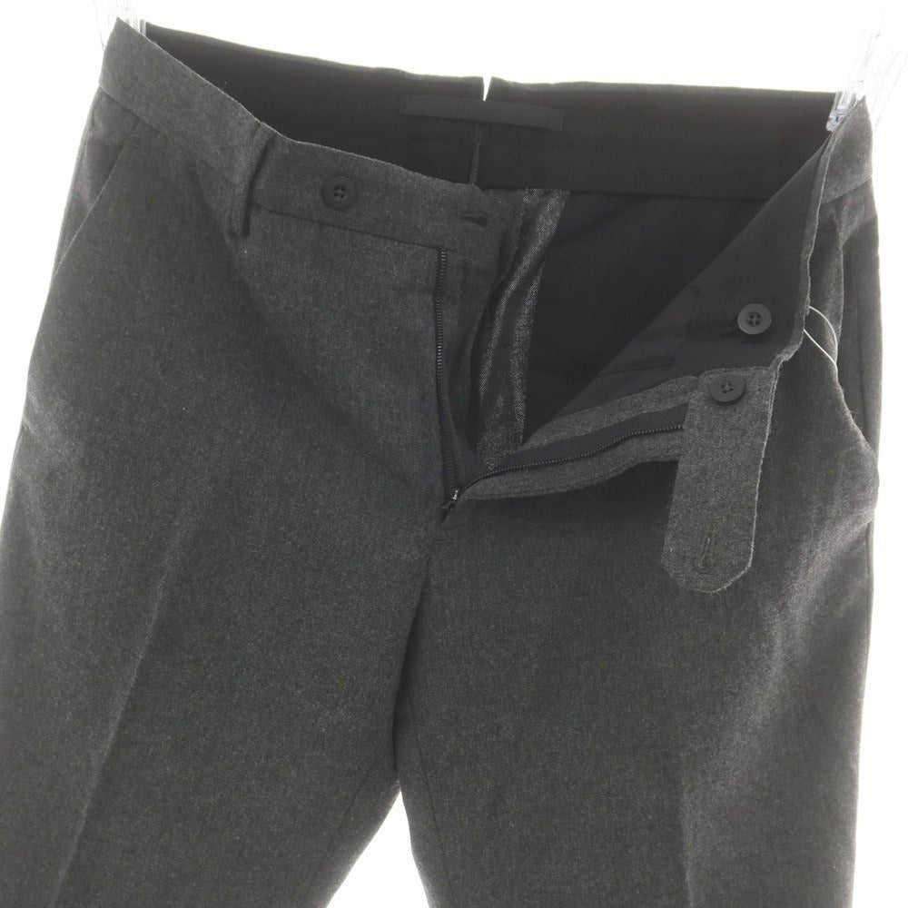 【中古】インコテックス スローウェア INCOTEX SLOWEAR ストレッチ ウールポリエステル ドレススラックスパンツ ダークグレー【 46 】【 状態ランクB 】【 メンズ 】