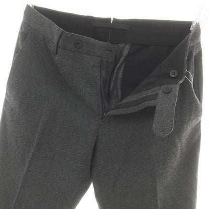 【中古】インコテックス スローウェア INCOTEX SLOWEAR ストレッチ ウールポリエステル ドレススラックスパンツ ダークグレー【 46 】【 状態ランクB 】【 メンズ 】