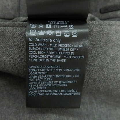 【中古】インコテックス スローウェア INCOTEX SLOWEAR ストレッチ ウールポリエステル イージースラックスパンツ グレー【 46 】【 状態ランクB 】【 メンズ 】