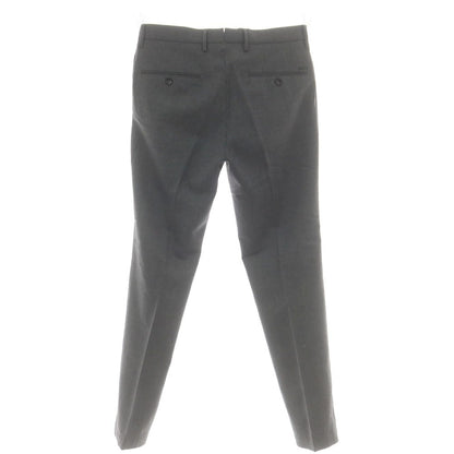 【中古】インコテックス スローウェア INCOTEX SLOWEAR ストレッチ ウールポリエステル ドレススラックスパンツ グレー【 46 】【 状態ランクB 】【 メンズ 】