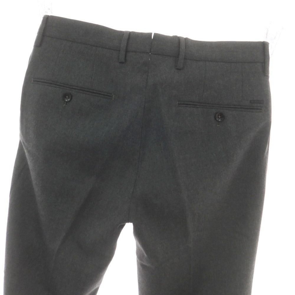 【中古】インコテックス スローウェア INCOTEX SLOWEAR ストレッチ ウールポリエステル ドレススラックスパンツ グレー【サイズ46】【 状態ランクB 】【 メンズ 】 [CPD]
