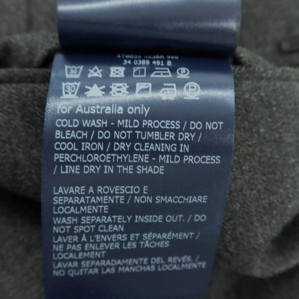 【中古】インコテックス スローウェア INCOTEX SLOWEAR ストレッチ ウールポリエステル ドレススラックスパンツ グレー【サイズ46】【 状態ランクB 】【 メンズ 】 [CPD]